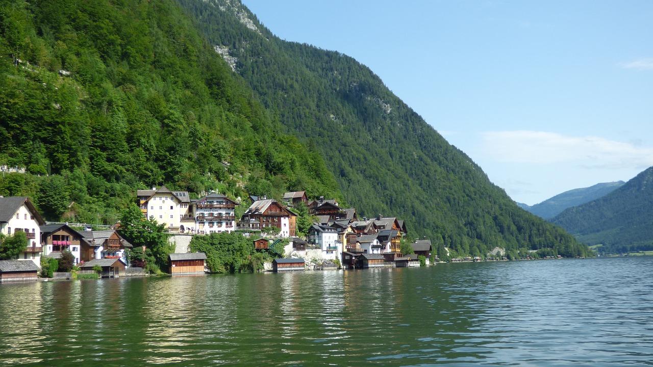 hallstatt austria lake free photo