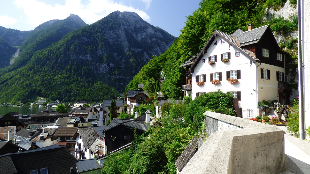 hallstatt austria alps free photo