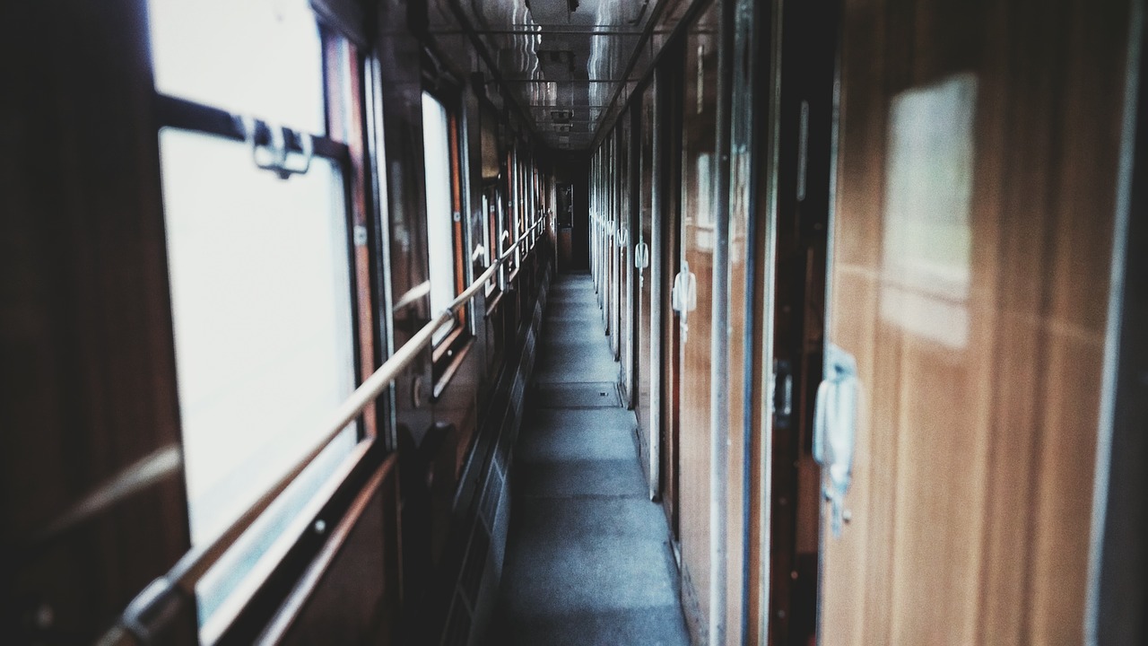 hallway train trip free photo