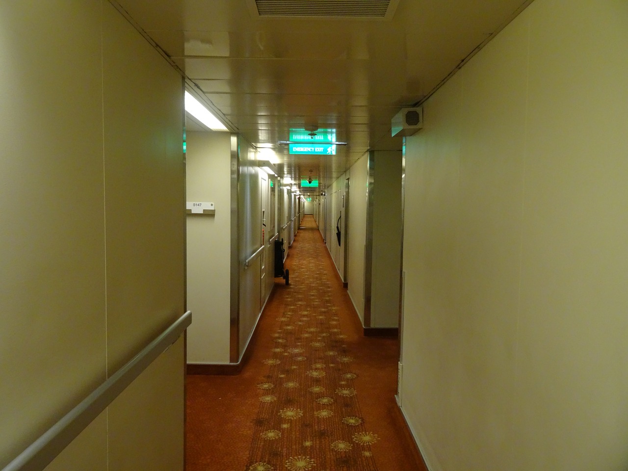 hallway corridor long free photo