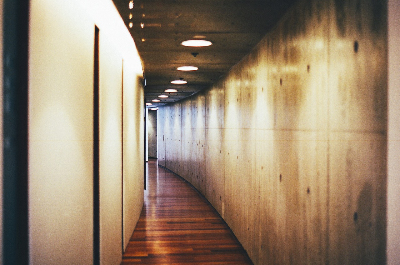 hallway gangway floor free photo