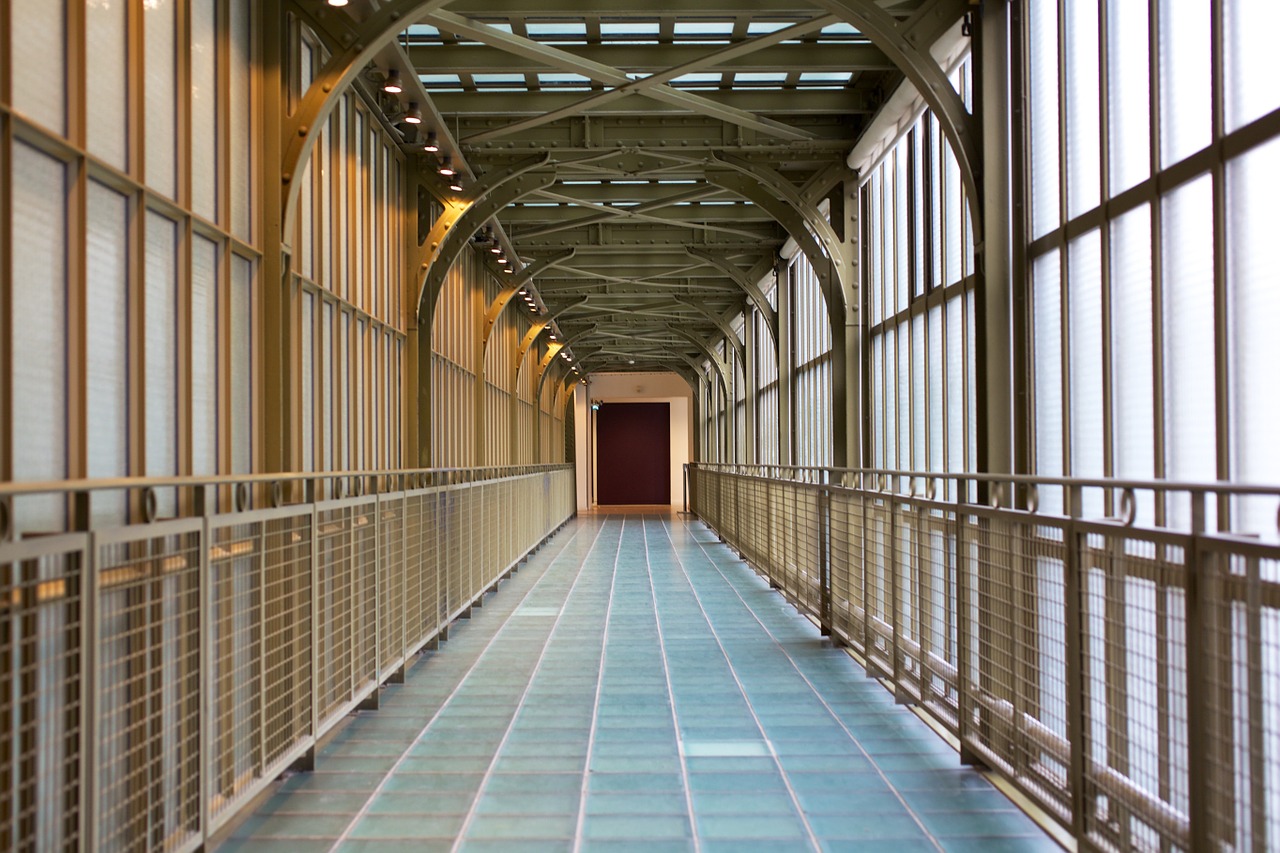 hallway perspective france free photo