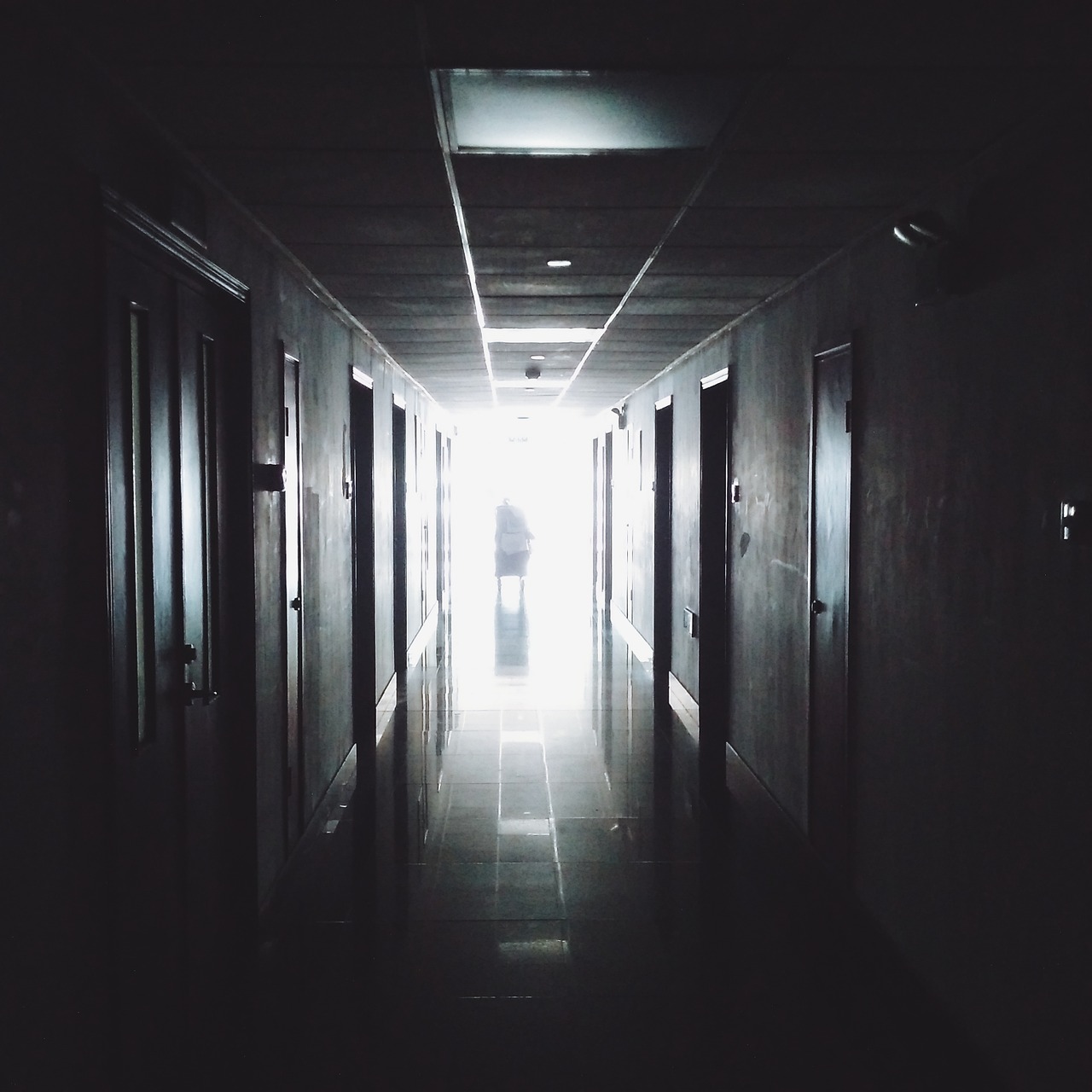 hallway hospital medical free photo