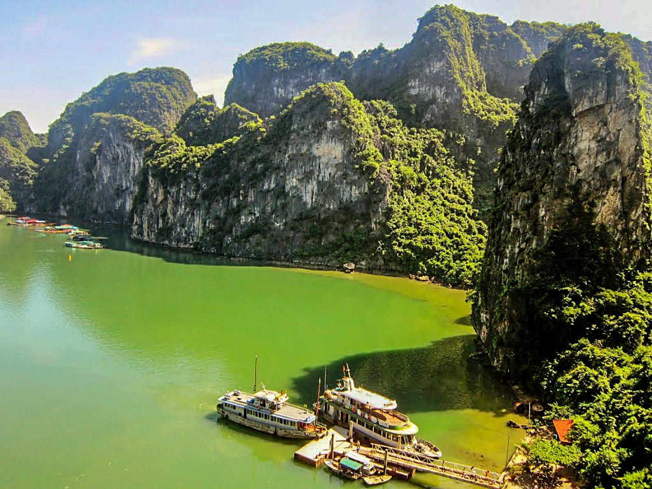 halong bay vietnam water free photo