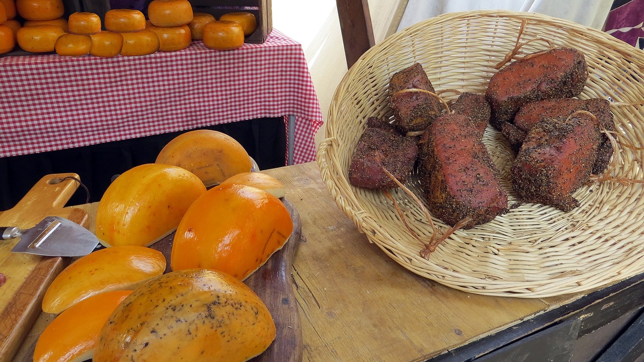 ham food farmer's market free photo