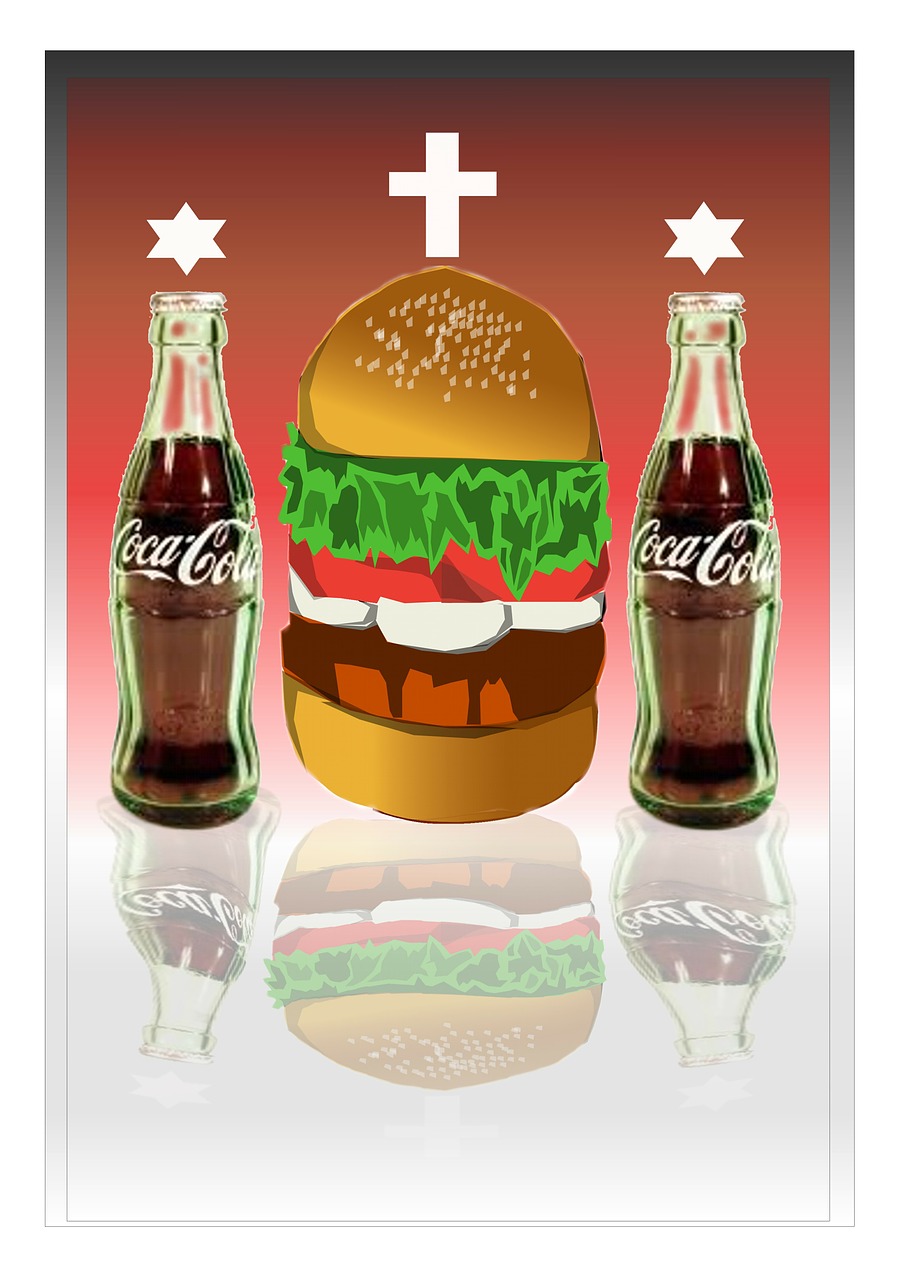 hamburg hamburger cola free photo