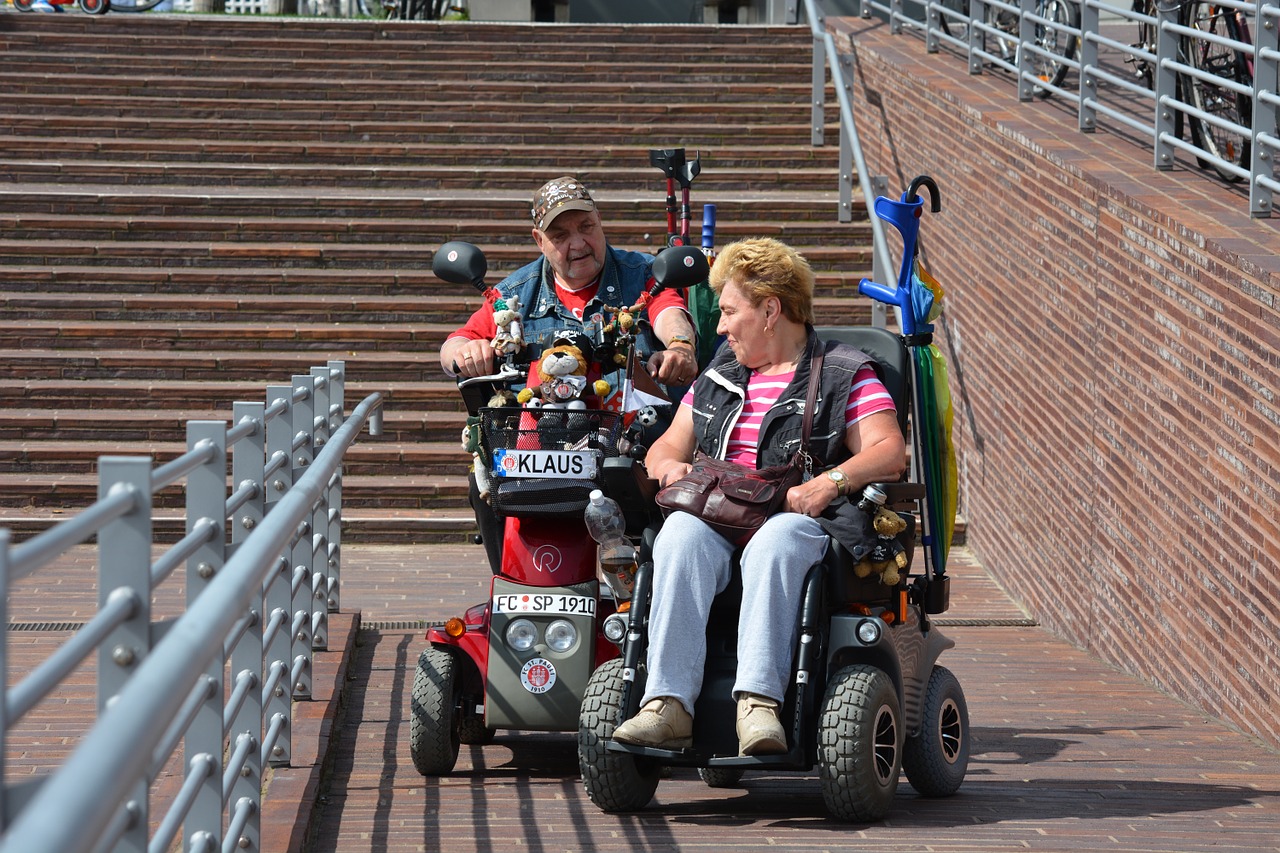 hamburg st pauli wheelchair users free photo