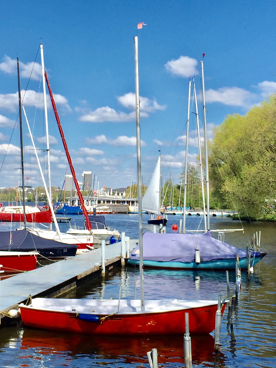 hamburg boat wasser free photo