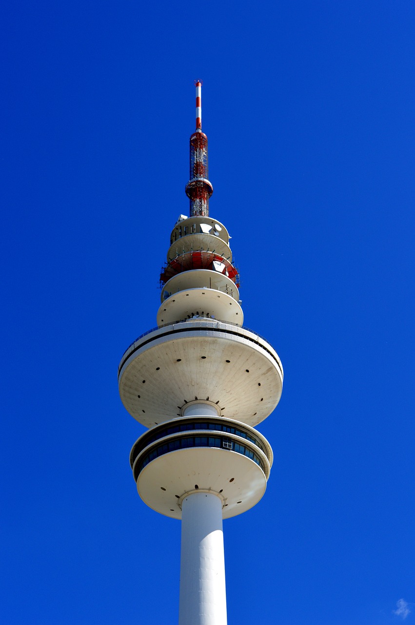 hamburg tv tower architecture free photo