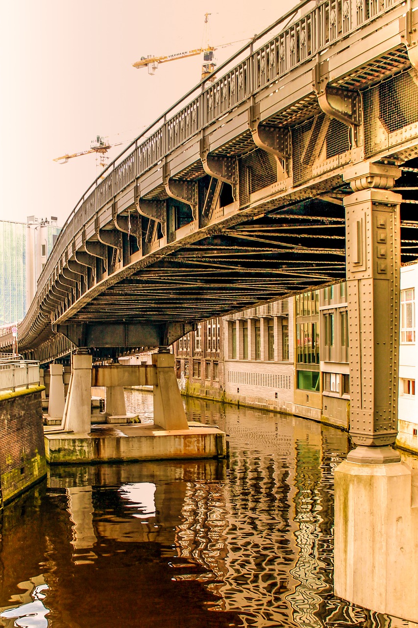 hamburg elbe port free photo