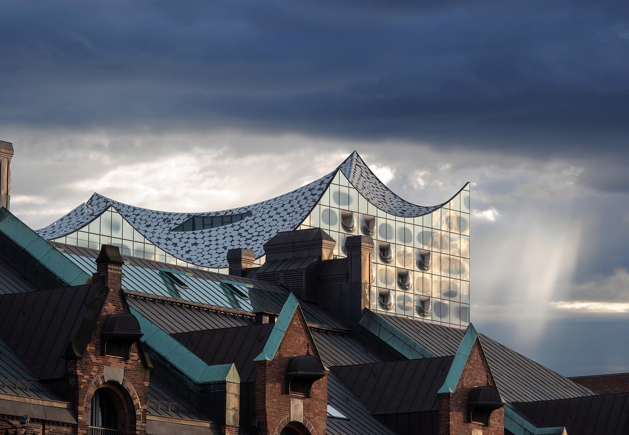 hamburg  speicherstadt  elbe philharmonic hall free photo