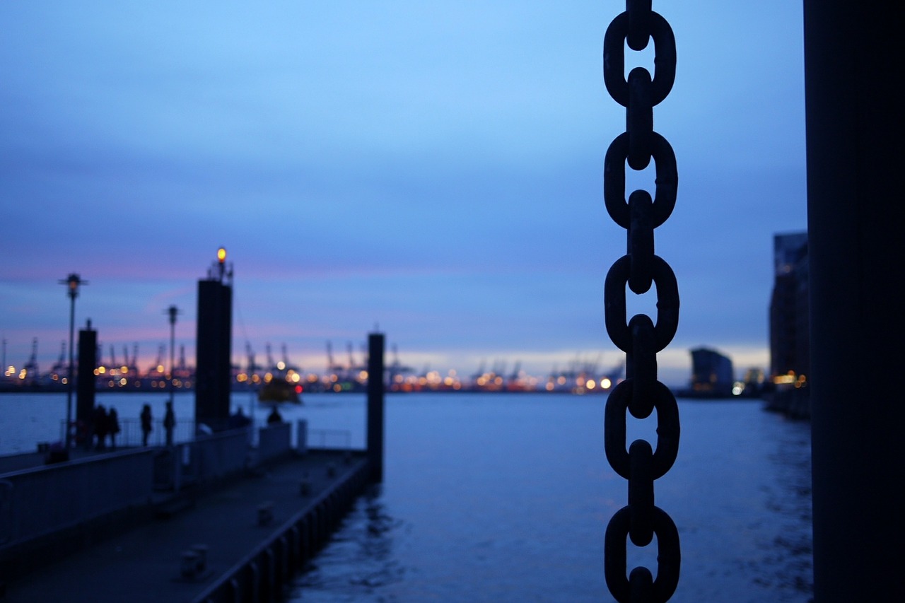 hamburg port elbe free photo