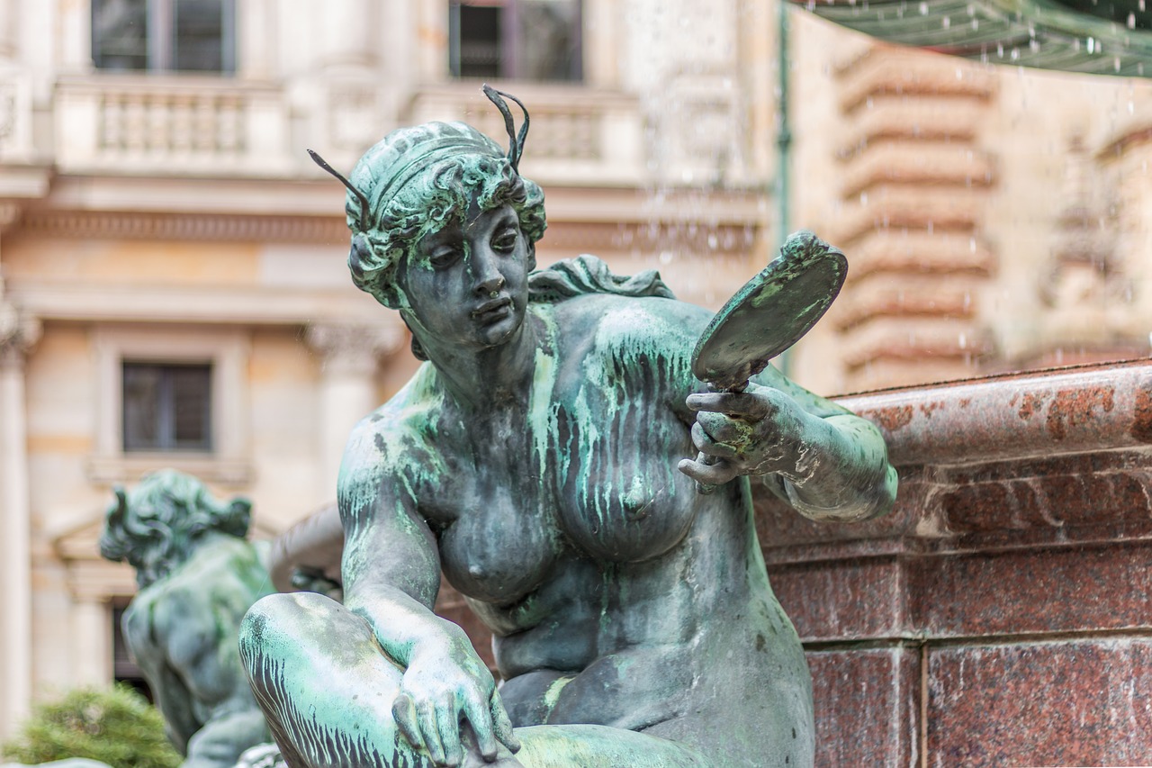 hamburg  town hall  fountain free photo