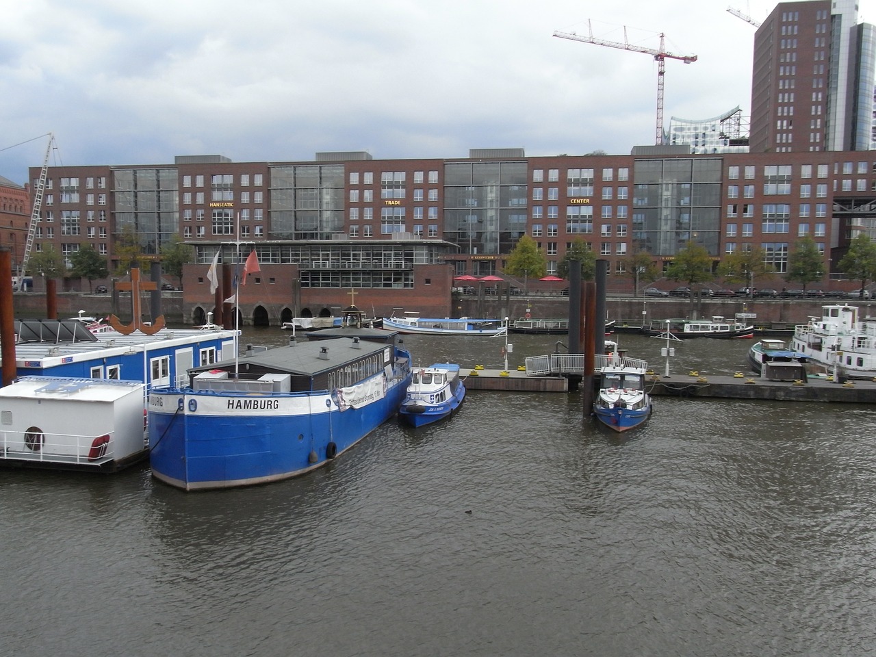 hamburg harbour port free photo