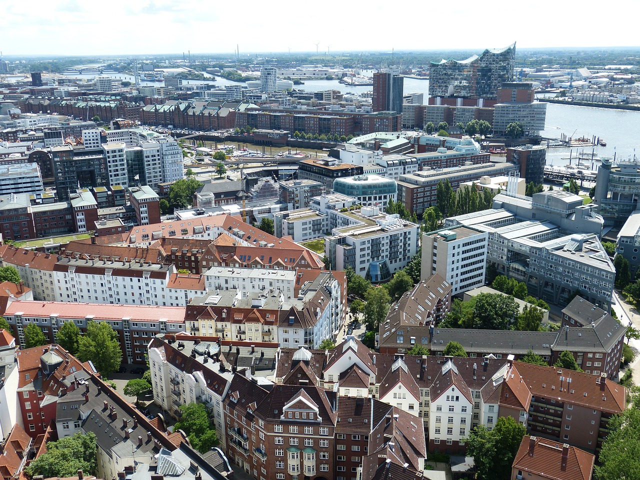 hamburg city hanseatic city free photo