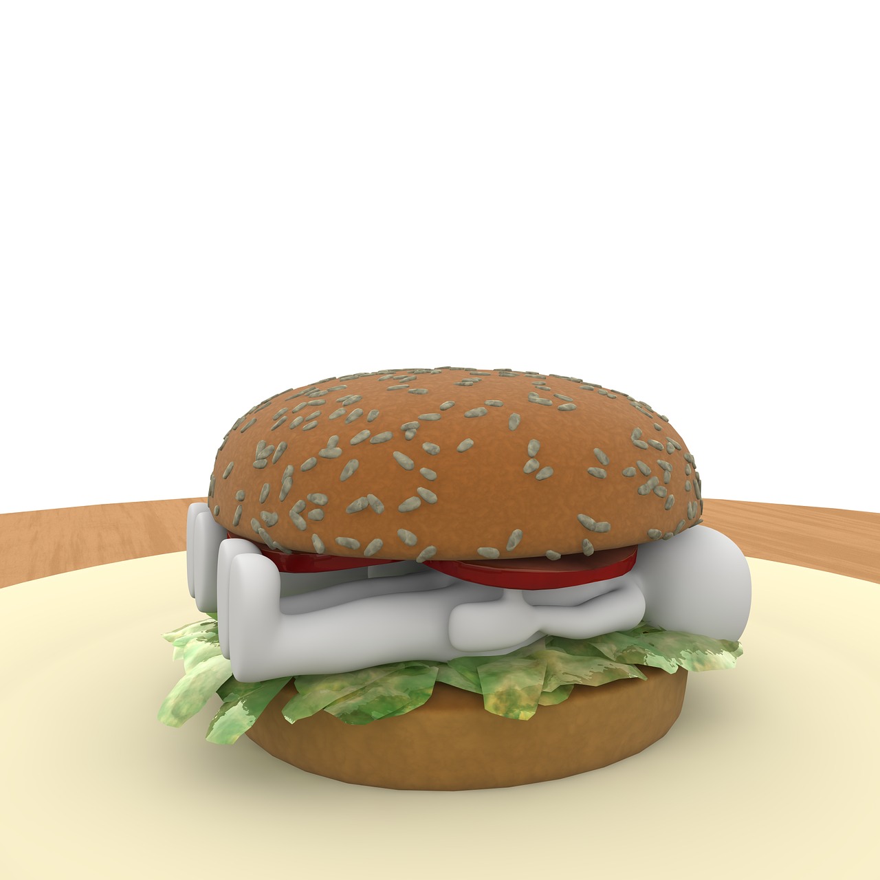hamburger criticism fast food free photo
