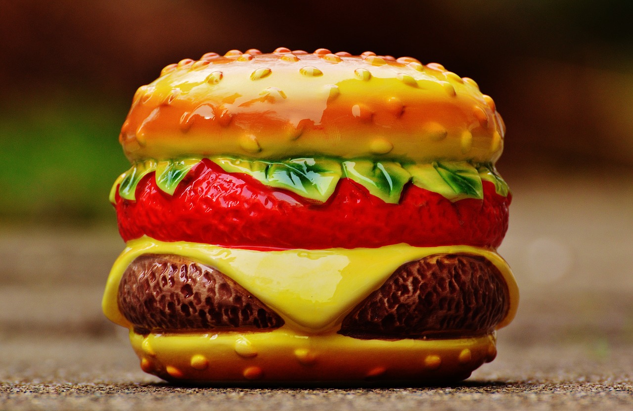 hamburger cheeseburger delicious free photo