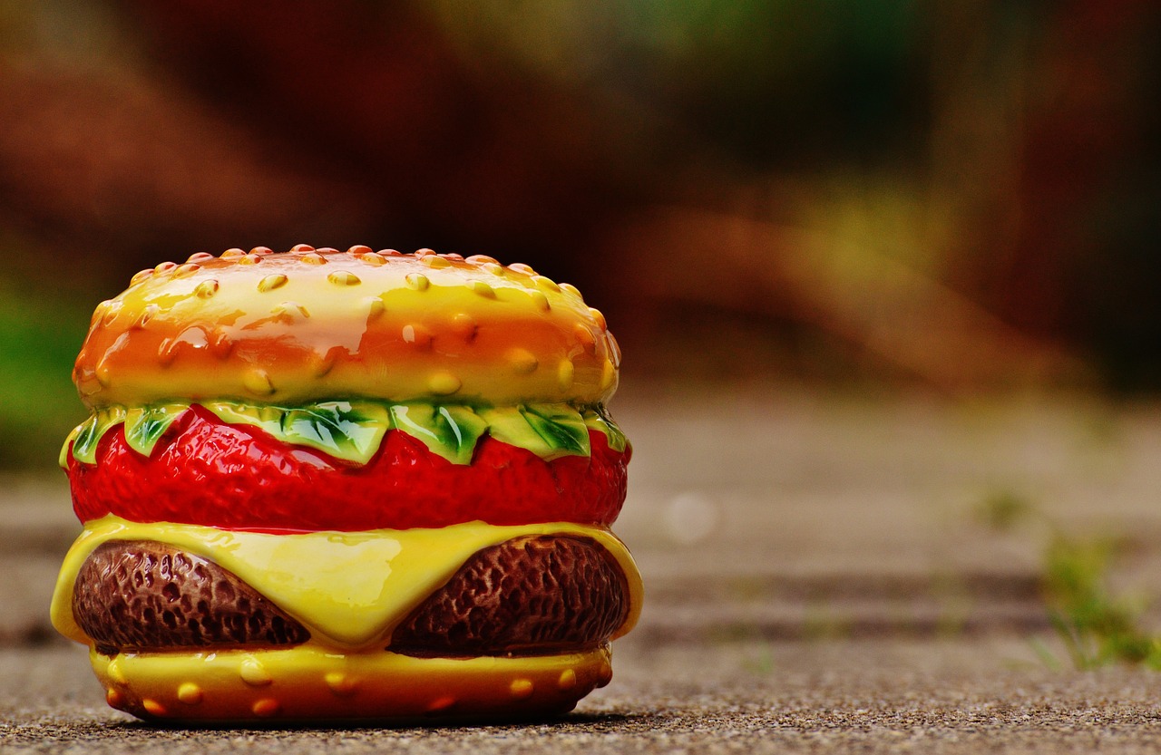 hamburger cheeseburger delicious free photo