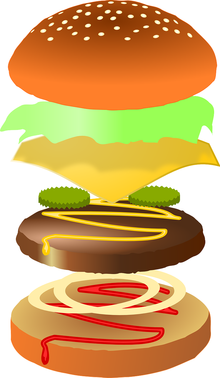 hamburger fast food snack free photo