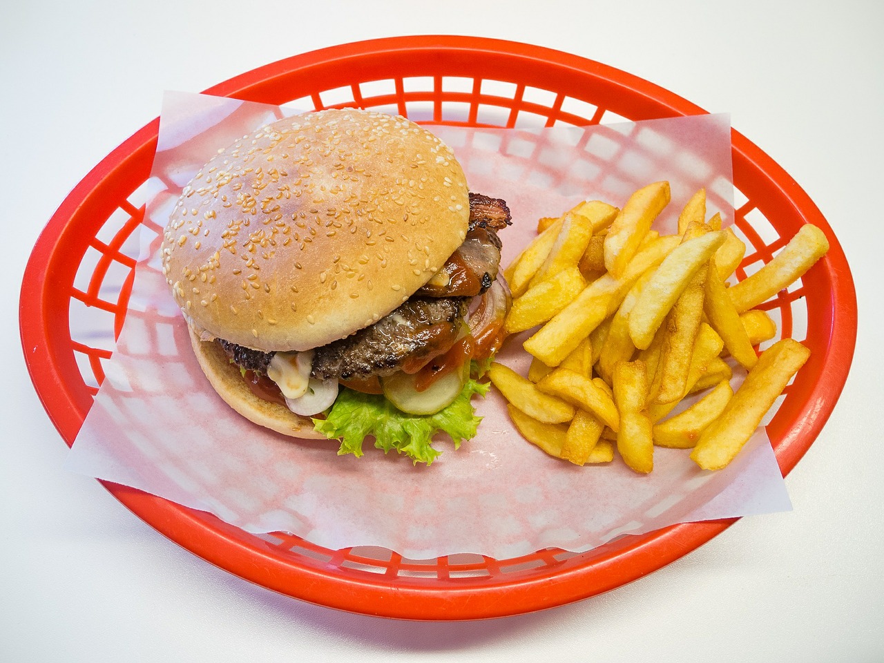 hamburger burger french free photo