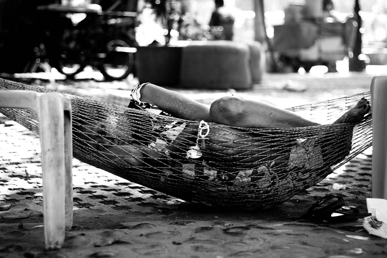 hammock person sleeping free photo