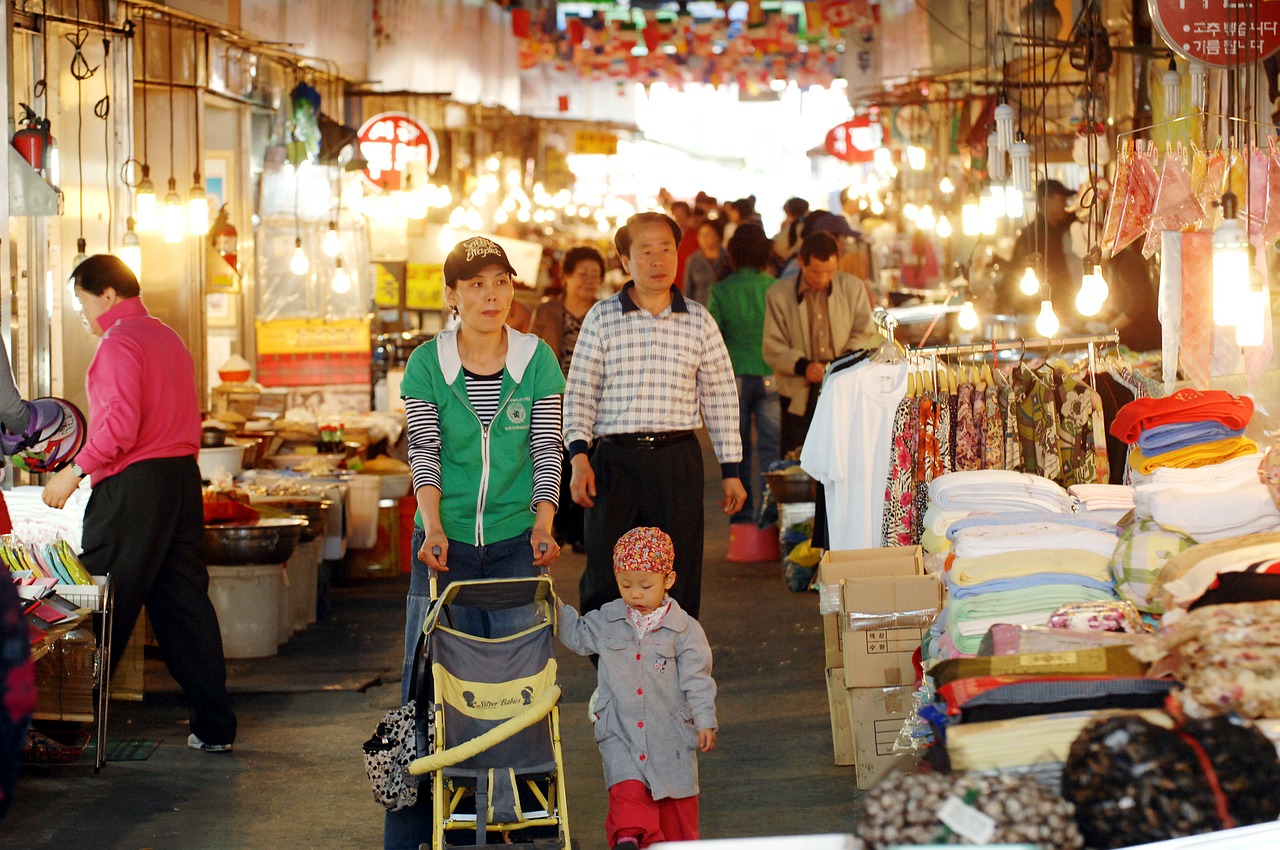 hanam city renal market traditional market free photo