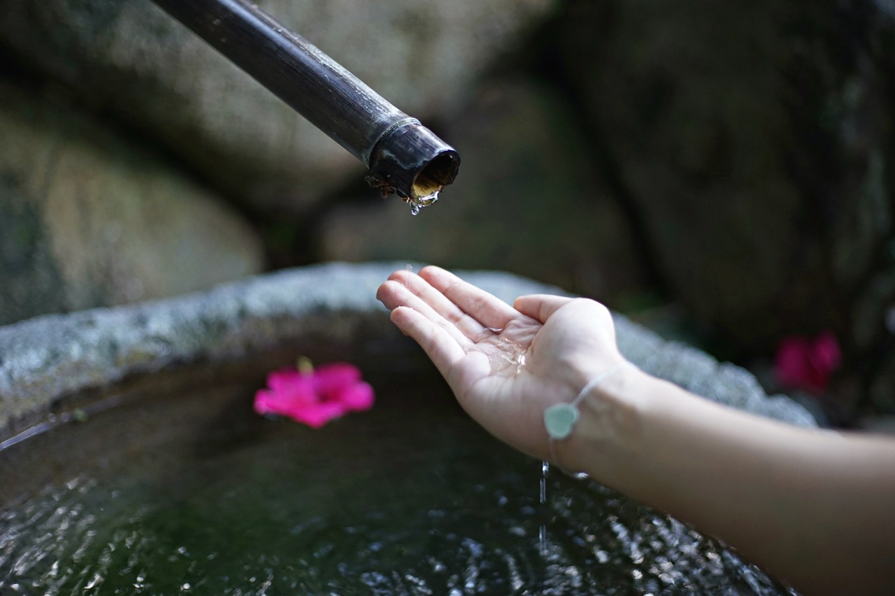 hand water drop fresh free photo