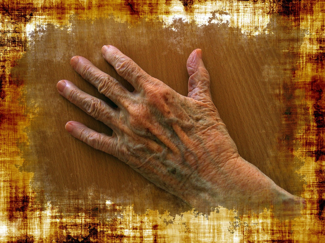 hand old age free photo