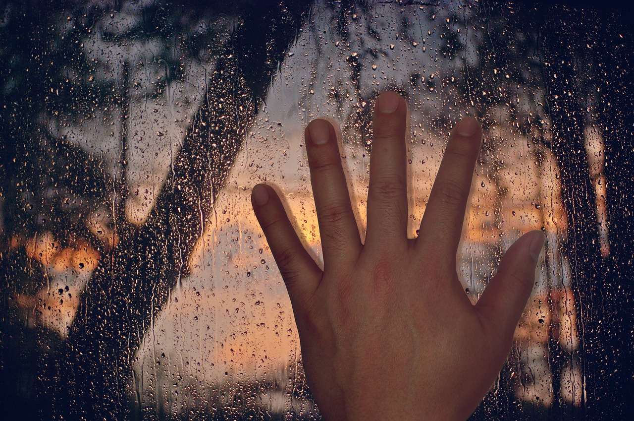 hand rain storm free photo