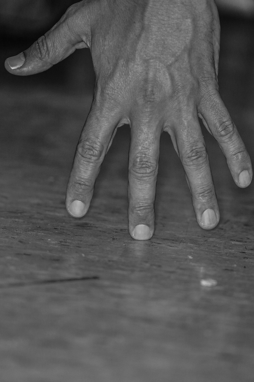 hand black and white fun free photo