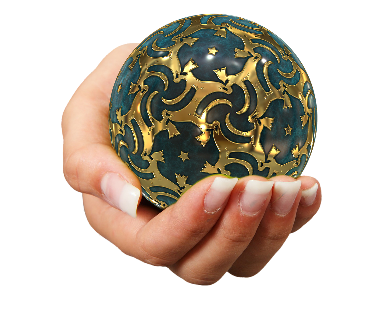 hand sphere holding free photo