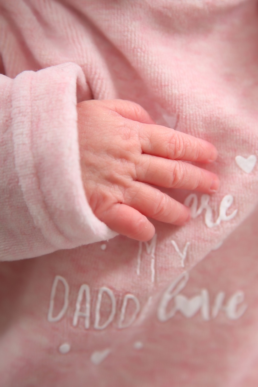 hand baby new born free photo