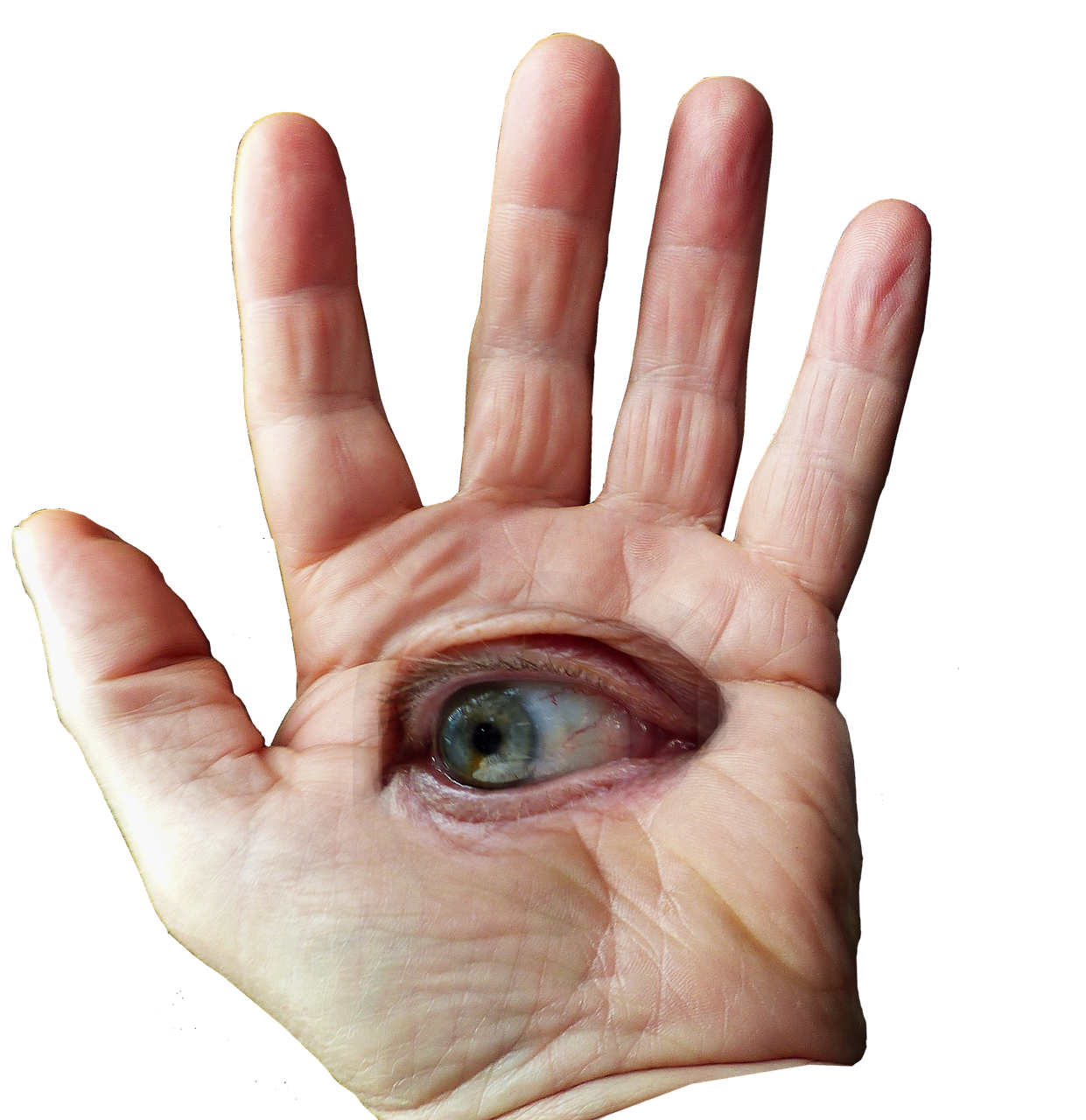 hand  eye  look free photo