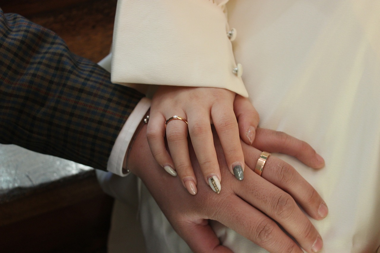 hand  ring  marriage free photo