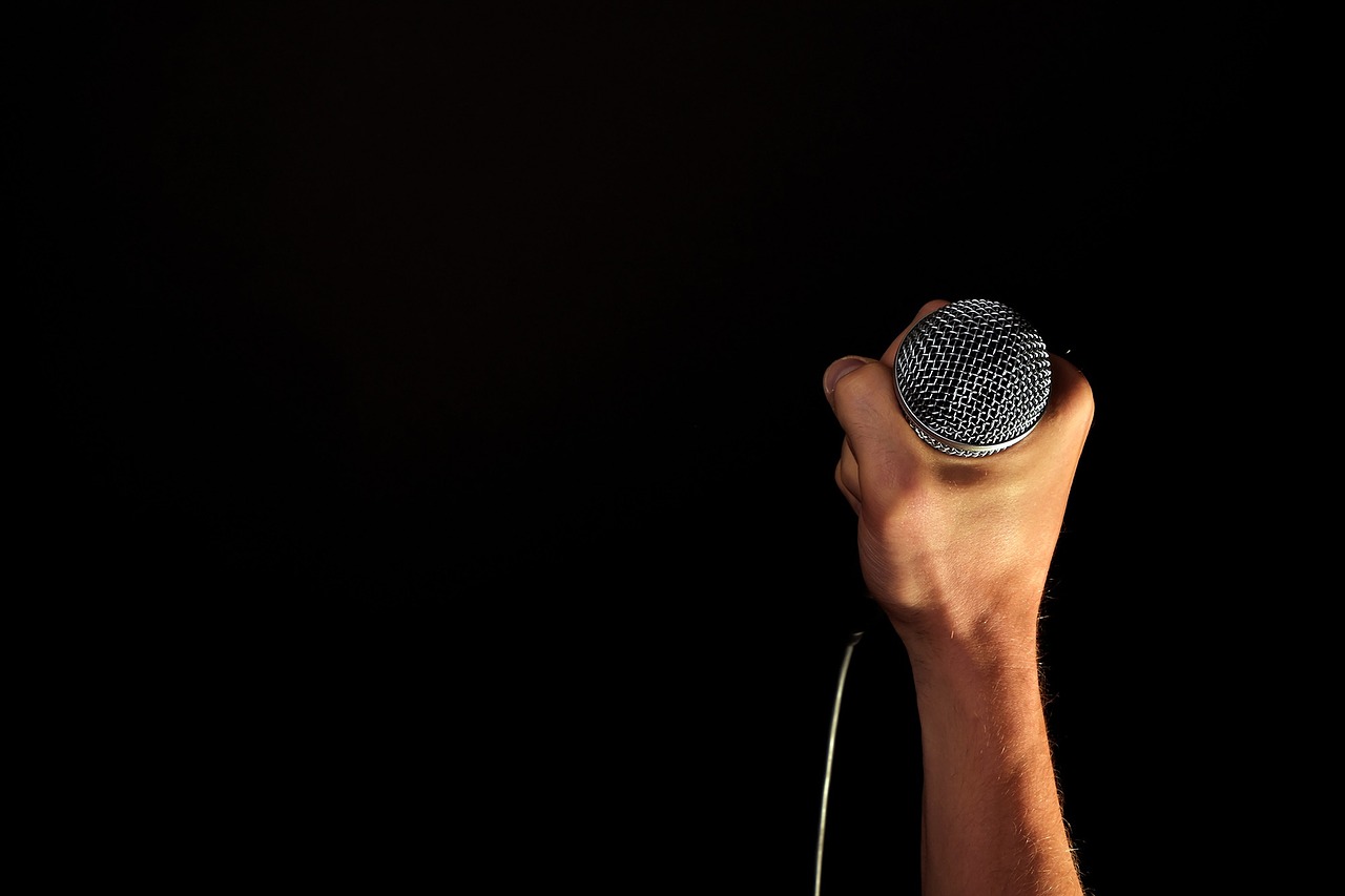 hand microphone mic free photo