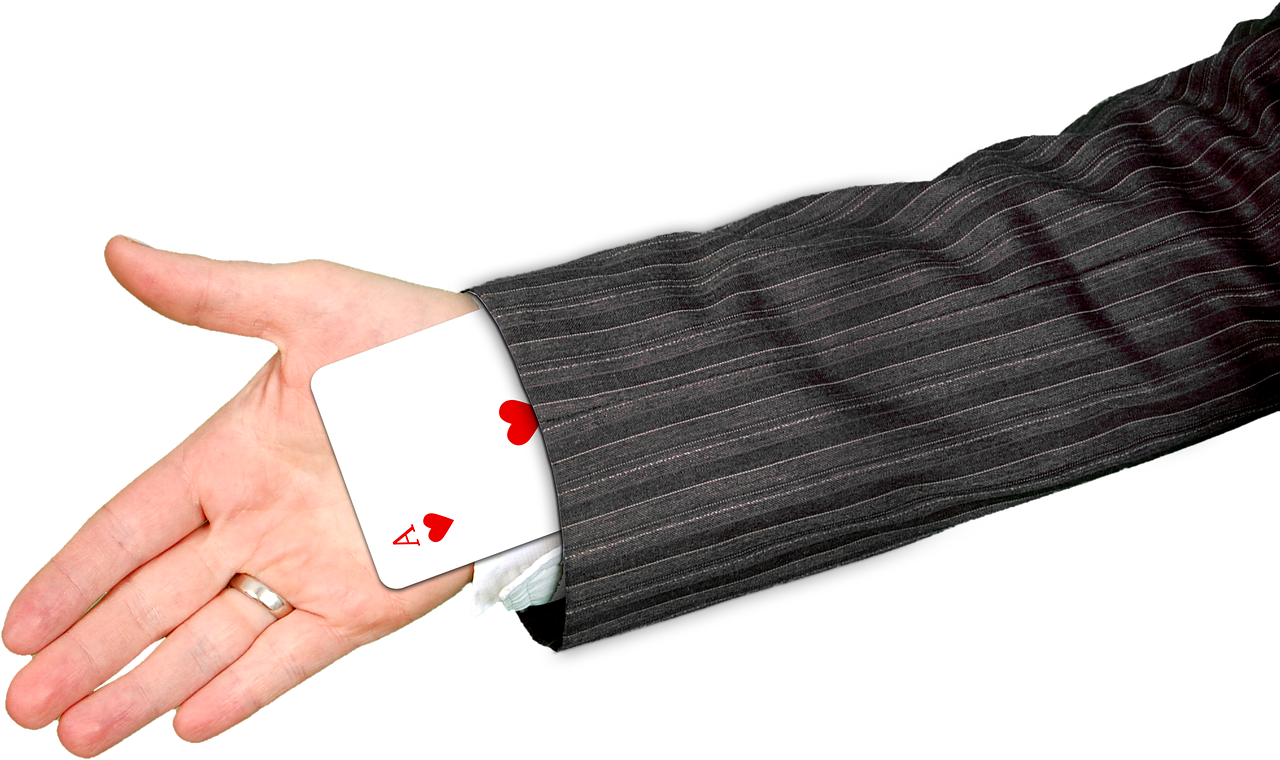hand playing card ace free photo