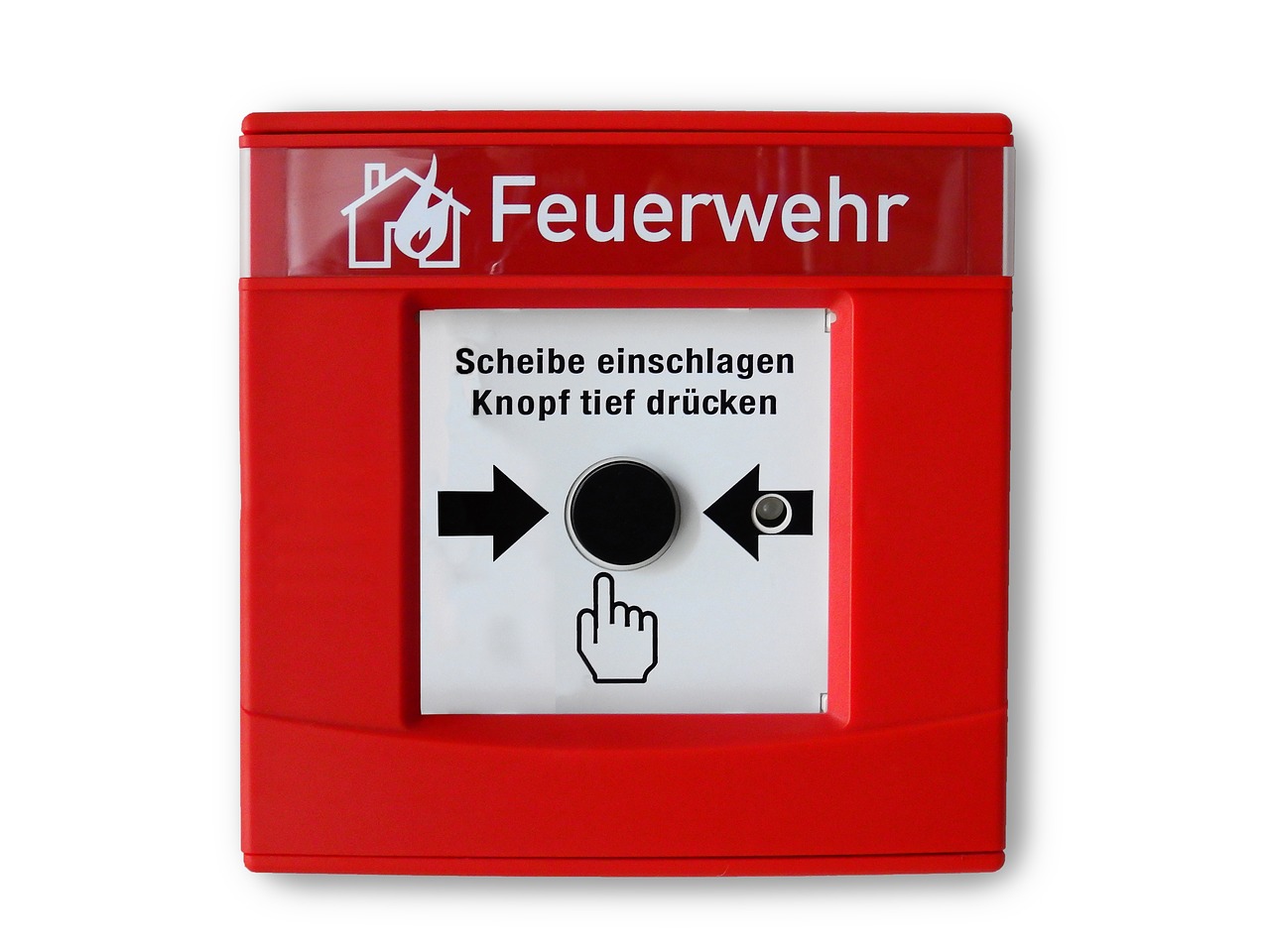 hand detector fire detector push button free photo