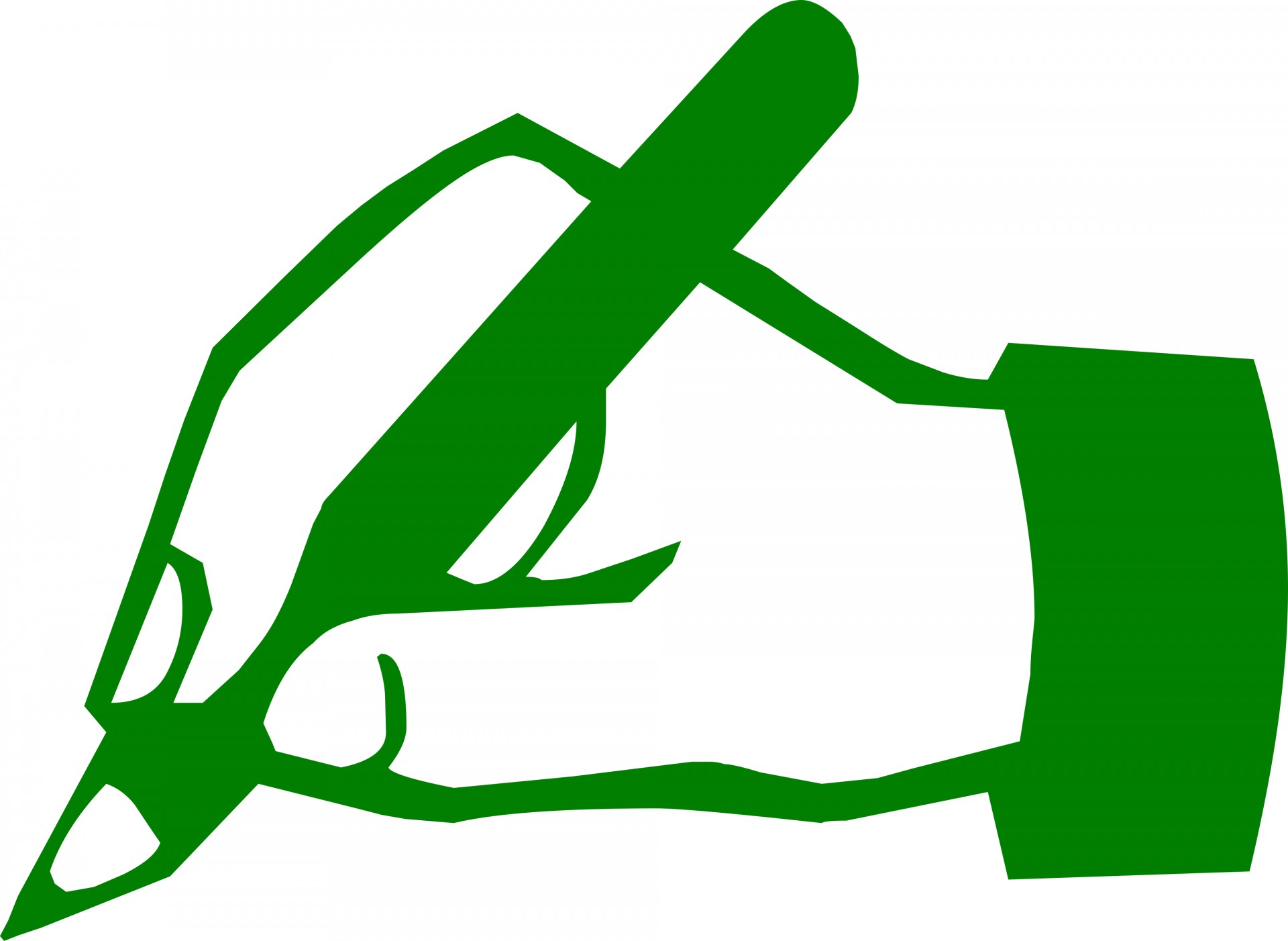 green pen symbol free photo