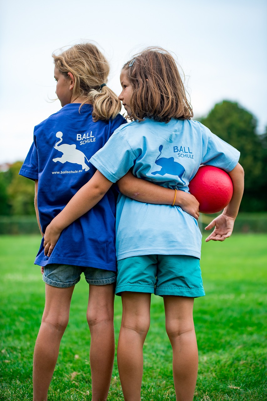 handball children back free photo