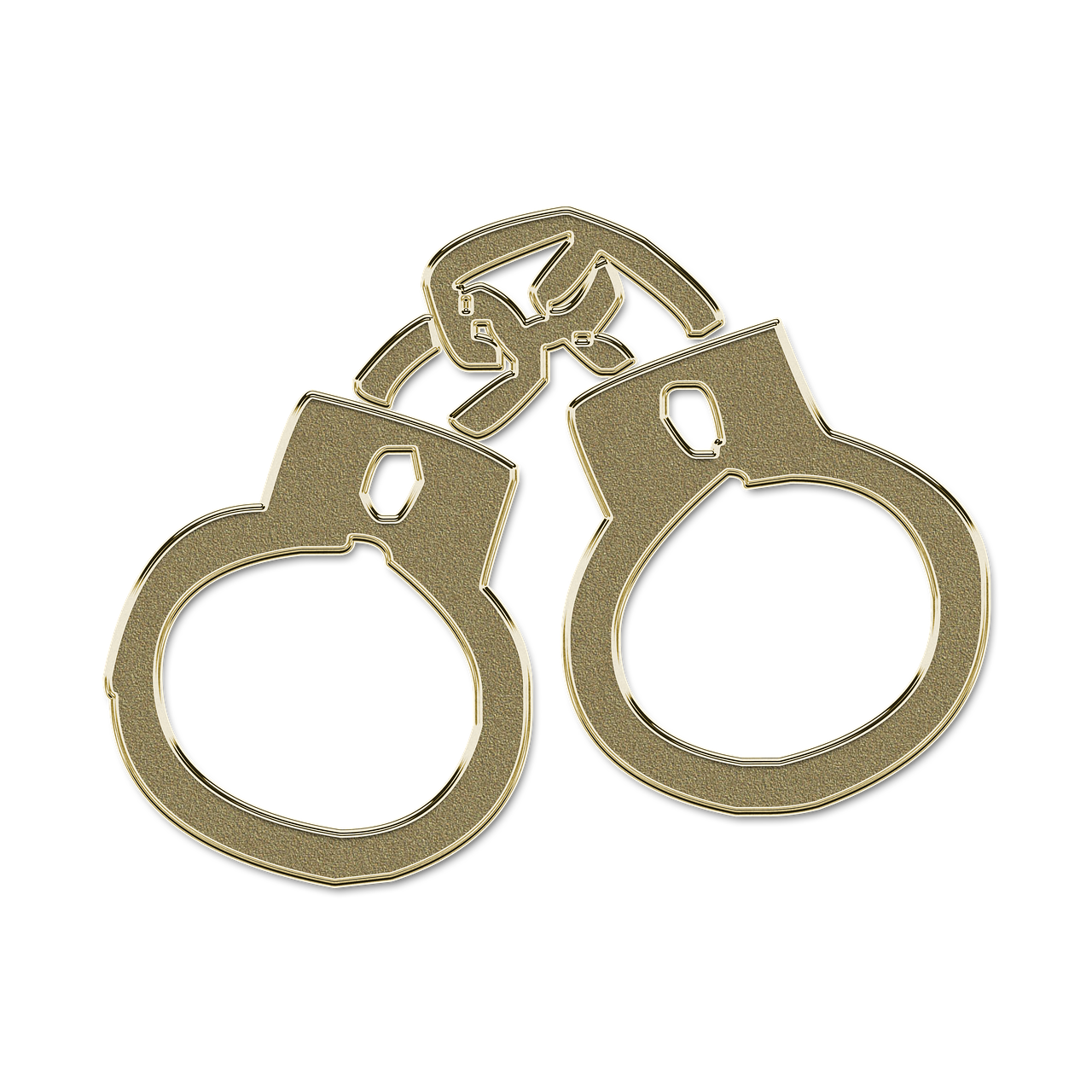 handcuffs  shackles  golden free photo