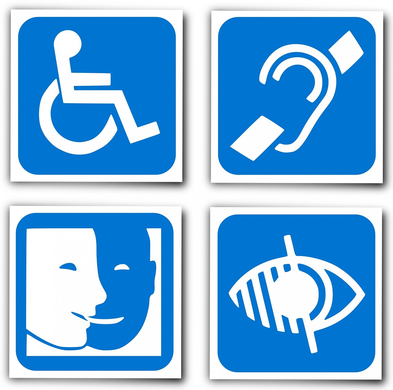 handicap logo deaf free photo