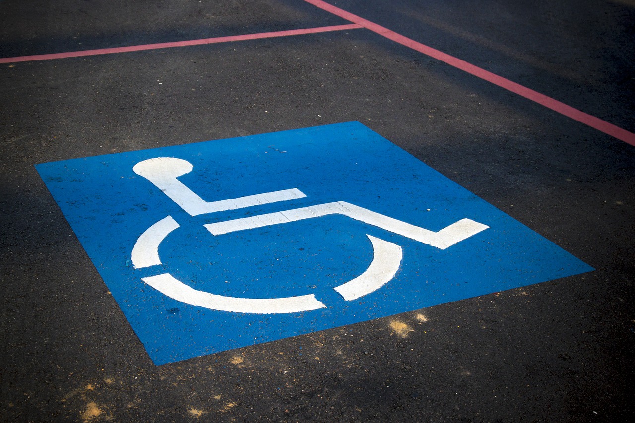 handicap parking  sign  disable free photo