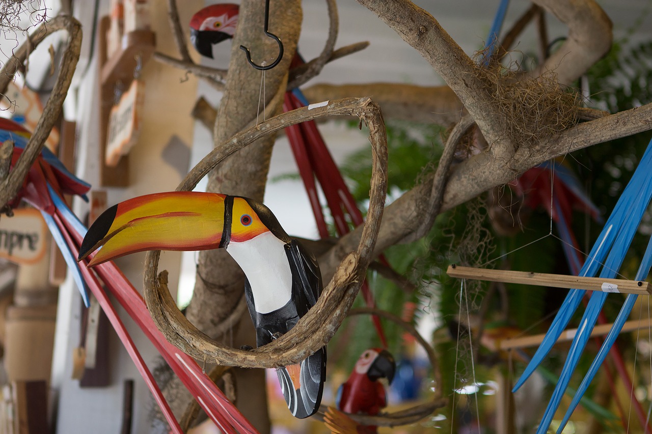 handicraft  toucan  brazil free photo