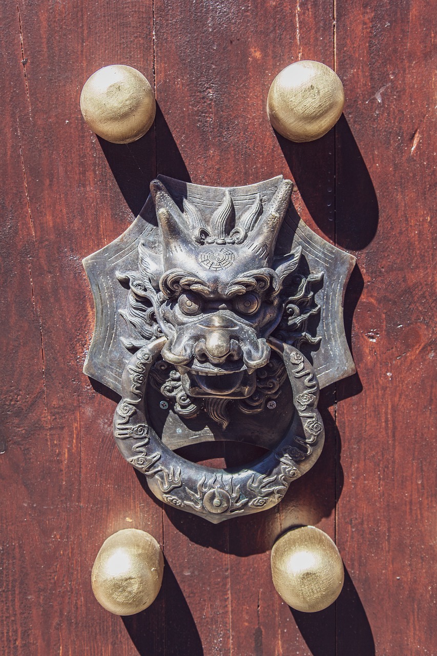 handle  chinese  dragon free photo