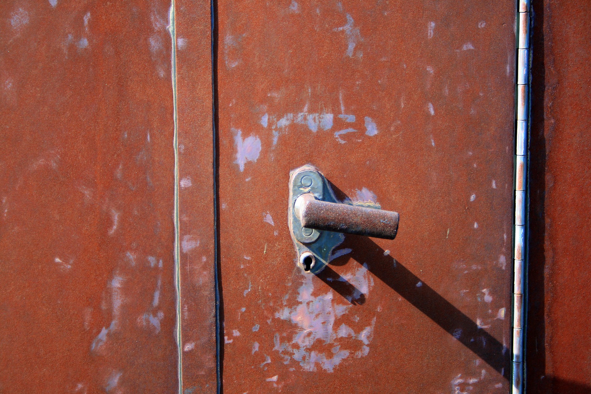 trailer door handle free photo