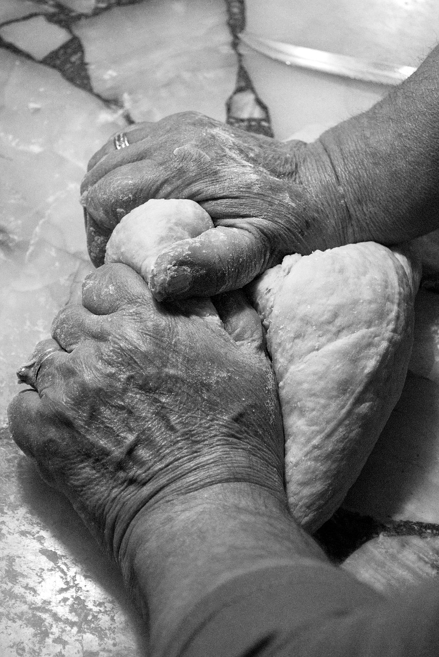 hands  mass  flour free photo