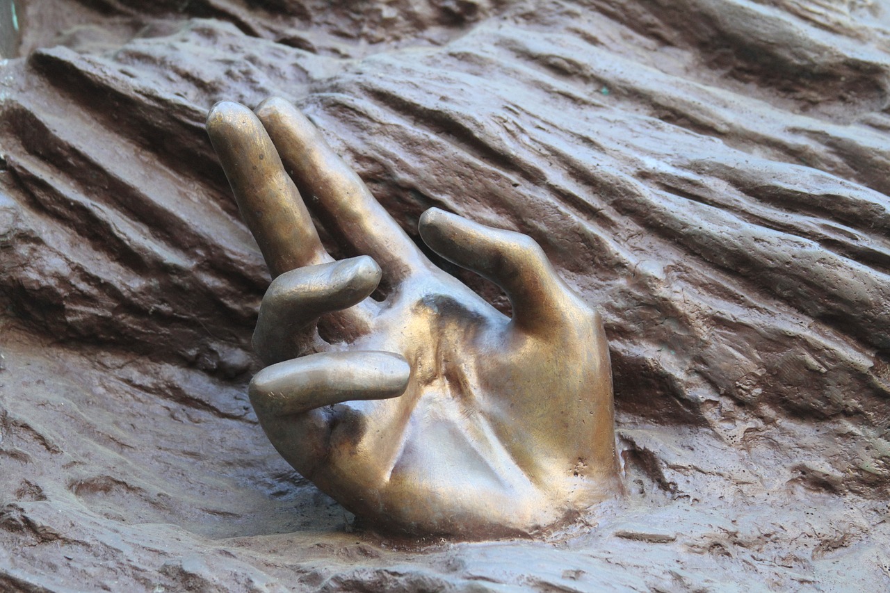 hands  sculpture  art free photo