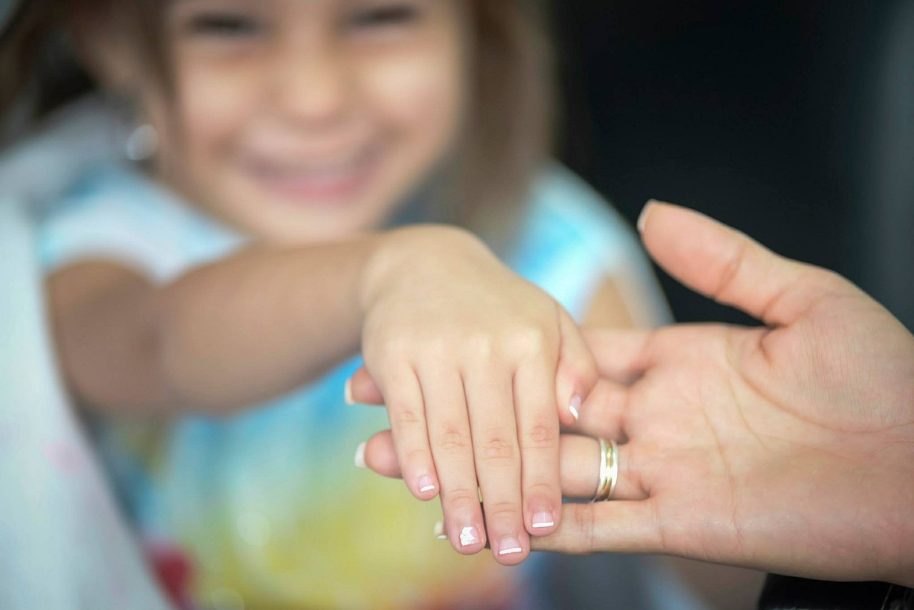 hands girl hand free photo