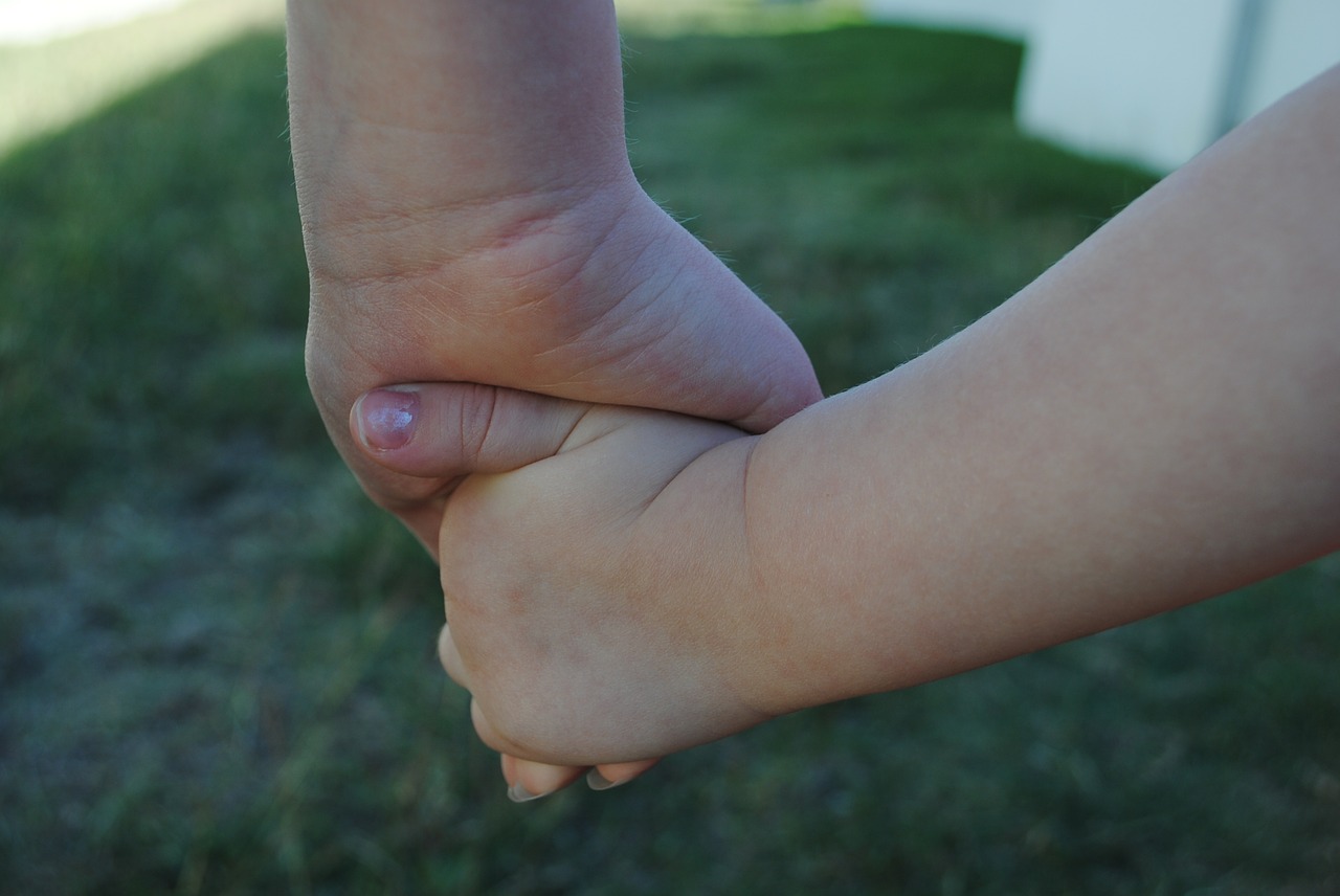 hands children siblings free photo