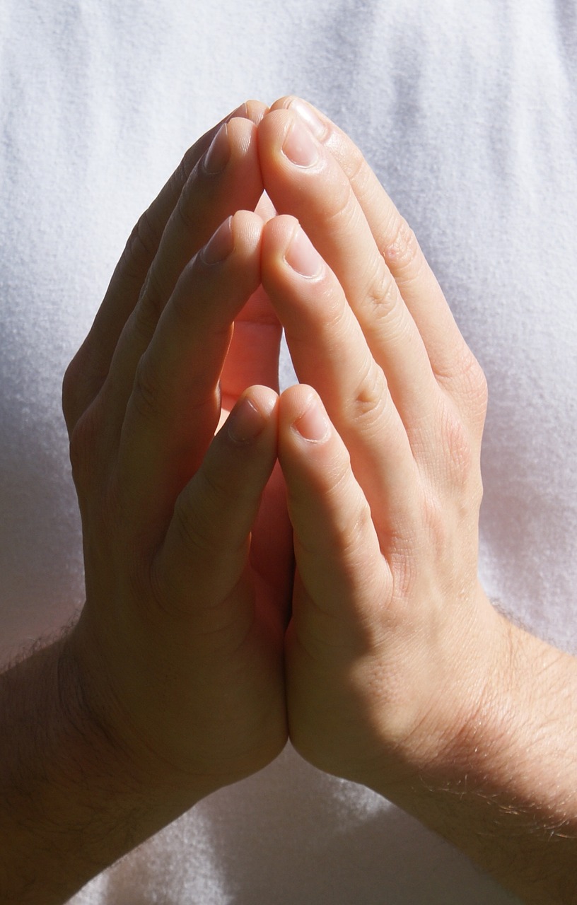 hands hand meditation free photo